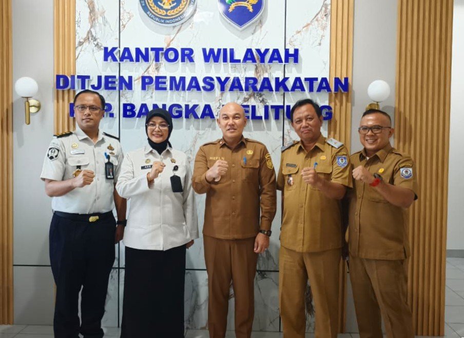 Kanwil Ditjenpas Babel dan Pemkab Bangka Selatan Perkuat Sinergi Percepatan Pembangunan Lapas Toboali